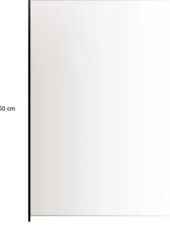 Lasikaidepaneeli Hortus alumiinitolpille 150x100cm kirkas lasi