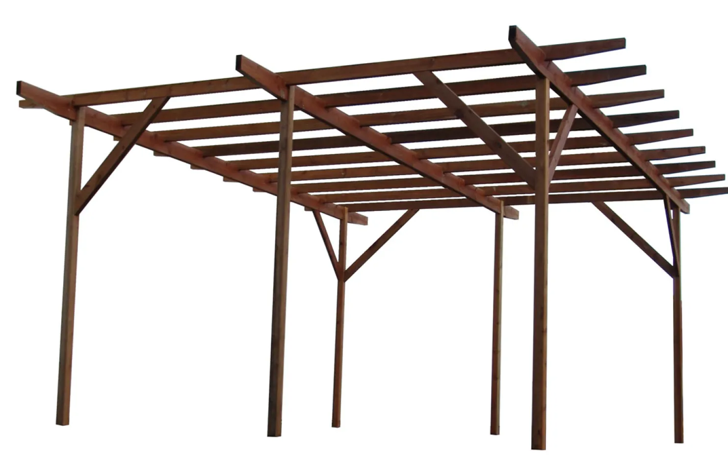 Lasikuution pergola 5x6m