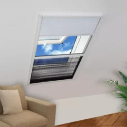 Laskostettu hyönteisverkko ikkunaan 60x80 cm alumiini