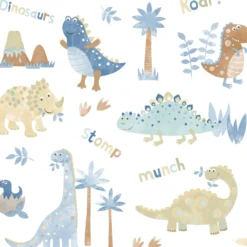 Lastenhuoneen tapetti Galerie Tiny Tots 2 G78363-64, dinosaurus