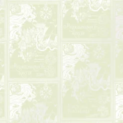 Lastenhuoneen tapetti Sandudd Muumi 5348-10, vihreä, non-woven.
