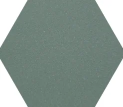 Lattialaatta Pukkila Natura 6-kulmainen Tummanvihreä himmeä sileä 115x100 mm
