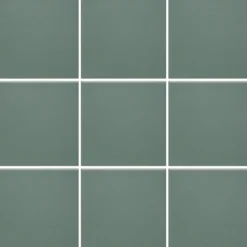 Lattialaatta Pukkila Natura Tummanvihreä himmeä sileä 96x96 mm lasikuituverkossa