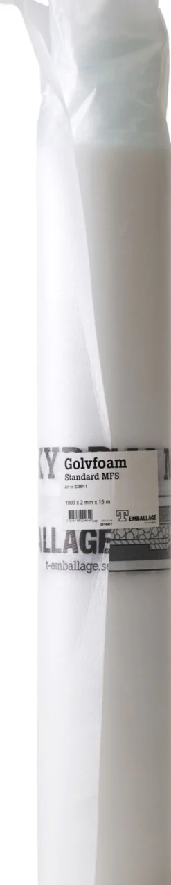 Lattian alusmateriaali Bjelin Combifoam 15m², askeläänieriste ja kosteussulku, valkoinen