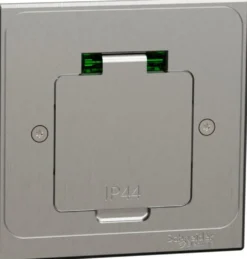 Lattiapistorasia Schneider Electric Unica System+ XS metalli neliö