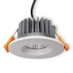LED-alasvalo Ensto Velox ALS90WRD/3K 9W/830 Ø90x47 mm IP44 valkoinen
