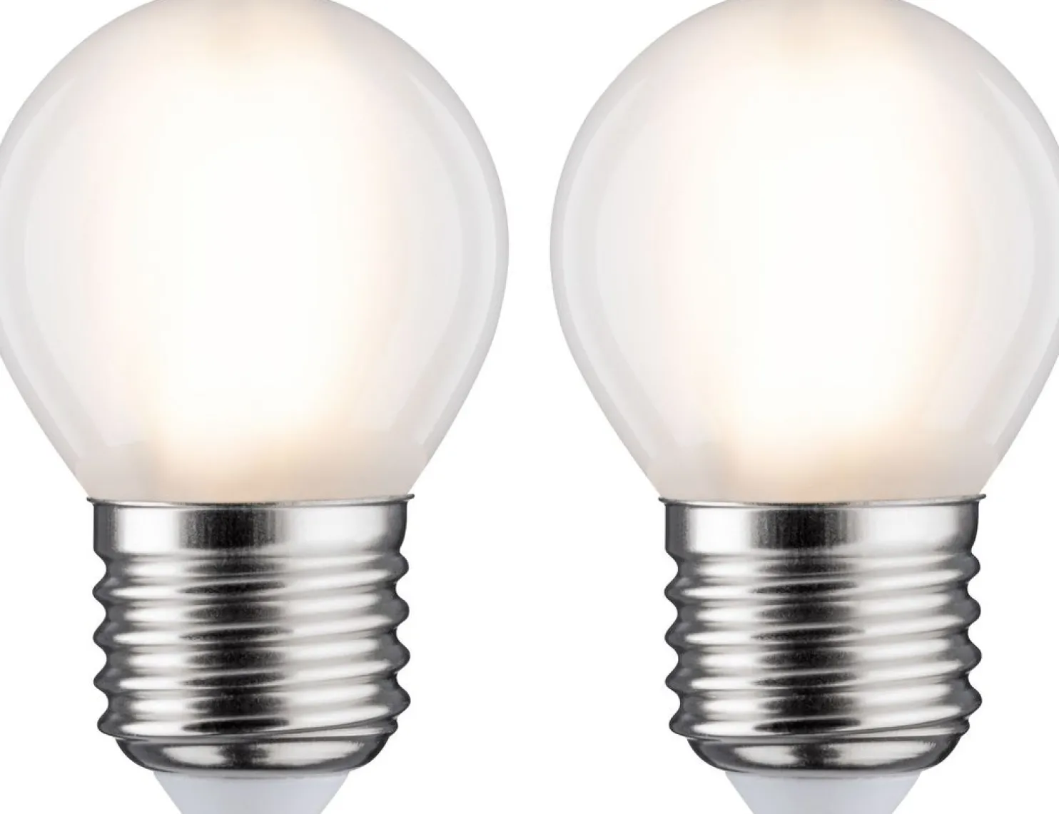 LED-filamenttilamppu Paulmann Drop, E27, 470lm, 5W, 2700K, matta, 2kpl