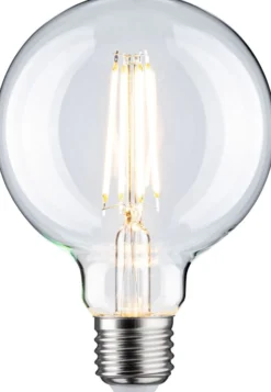 LED-filamenttilamppu Paulmann Globe, G95, E27, 806lm, 7.5W, 2700K, himmennettävä, kirkas