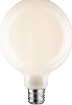 LED-filamenttilamppu Paulmann Globe, G125, E27, 806lm, 7W, 2700K, himmennettävä, opaali