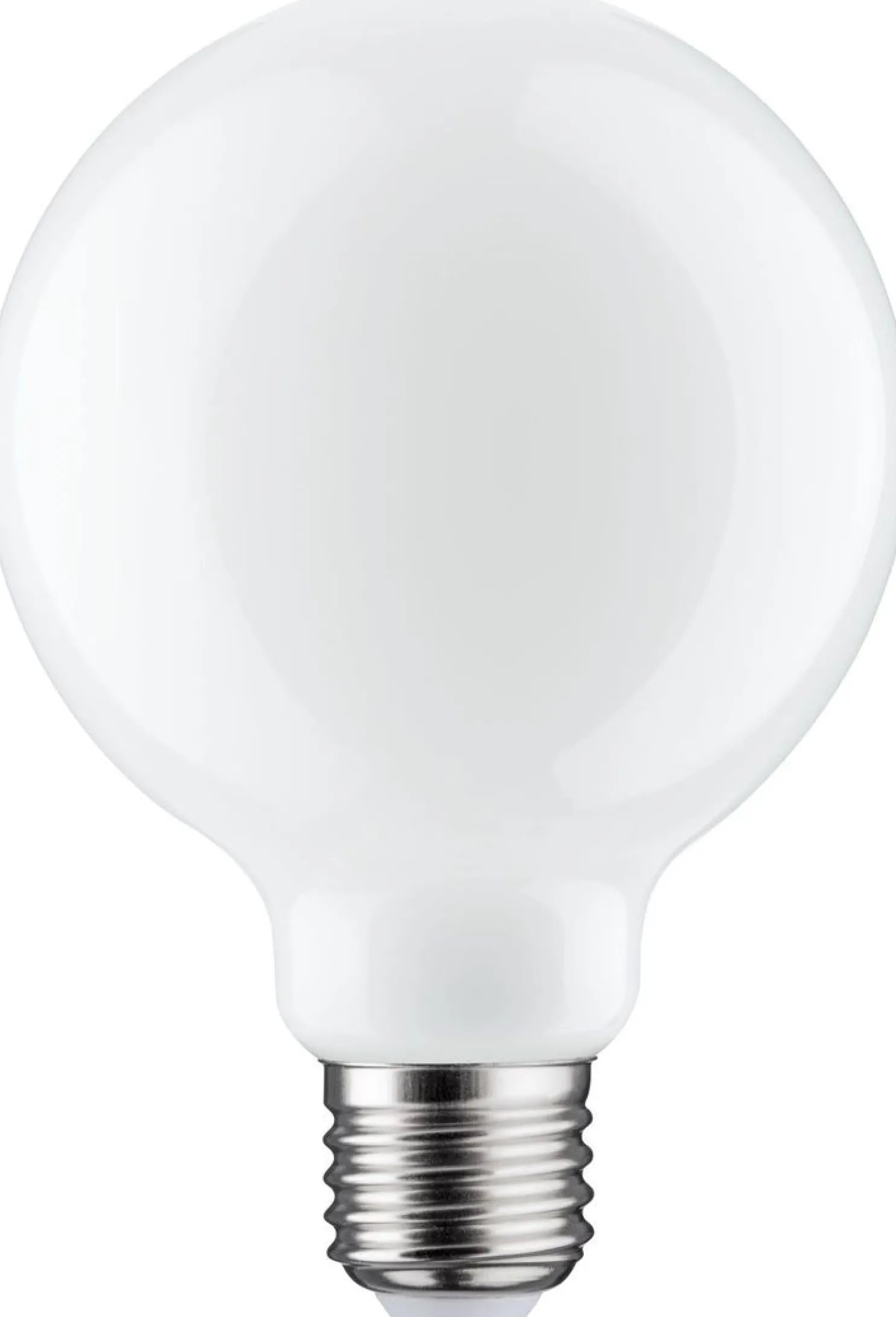 LED-filamenttilamppu Paulmann Globe, G95, E27, 806lm, 7.5W, 2700K, himmennettävä, opaali