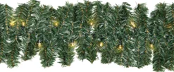 LED-havuköynnös Markslöjd Chrissline, 100 lämpimänvalkoista valoa, 5m, vihreä