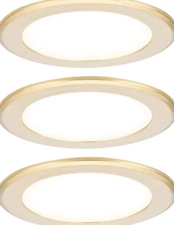 LED-kalustevalaisin Paulmann Ø65mm upotettava 2.5W 180lm, 3kpl/pkt, eri vaihtoehtoja