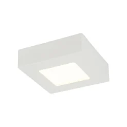 LED-kattospotti Globo Svenja 12,2x12,2cm 6W valkoinen