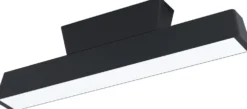 LED-Kattovalaisin Eglo connect.z Simolaris-Z musta RGBW eri kokoja