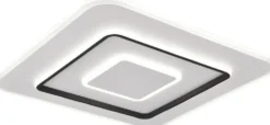 LED-kattovalaisin Trio Jora, 60x60cm, mattavalkoinen