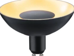 LED-kohdelamppu Paulmann Reflector, GU10, 170lm, 4.9W, 1900K, himmennettävä, musta/kulta