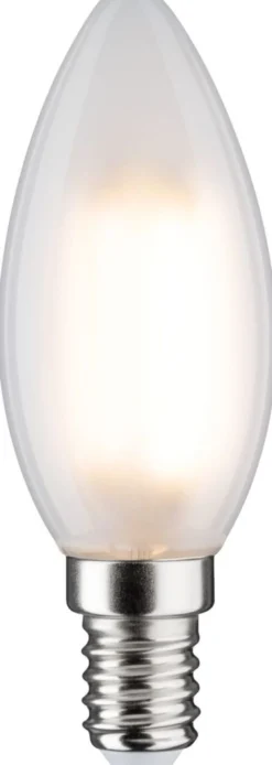LED-kynttilälamppu Paulmann Candle, E14, 806lm, 5.9W, 2700K, filamentti, himmennettävä, matta