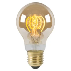 LED-lamppu Lucide filamentti E27 Ø6cm himmennettävä 5W 2200K amber