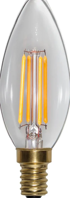 LED-lamppu Star Trading Soft Glow 3-step Memory 354-83-1, Ø35x98mm, E14, C35, 4W, 2100K, 400lm