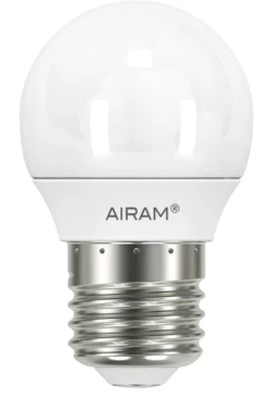 LED-pienkupulamppu Airam Pro P45 830, E27, 3000K, 470lm