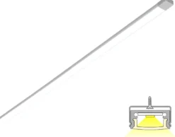 LED-profiili Limente Profil 177cm, 14W, 24V, 4000K, alumiini