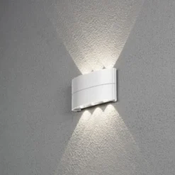 LED-Seinävalaisin Konstsmide Chieri 7853-250 6x1W valkoinen