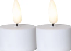 LED-tuikkukynttilä Star Trading Flamme, 5cm, 2kpl, valkoinen