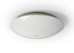 LED-tunnistinvalaisin Ensto AVR400 18W/830 PIR Ø400x133 mm IP44 valkoinen