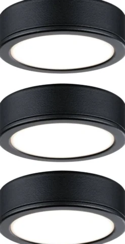 LED-työpistevalaisin Paulmann Pukk, 3kpl, 3.5W, 65mm, 210lm, eri värejä