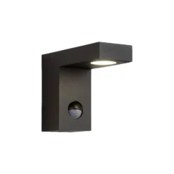 LED-ulkoseinäspotti Lucide Texas 60x150mm 6W liiketunnistimella antrasiitti