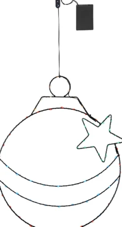 LED-valokoriste Star Trading X-Mas Bulb, moniväri