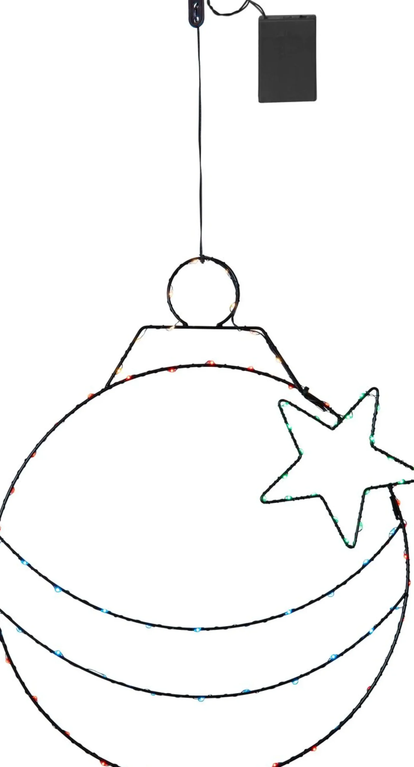 LED-valokoriste Star Trading X-Mas Bulb, moniväri