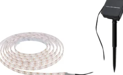 LED-valonauha aurinkokennolla Paulmann, 3m, IP44, 0.3W, 16lm/m, 60LEDs/m, 2700K, hämärätunnistin
