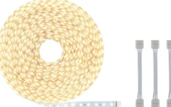LED-valonauha Paulmann MaxLED 500, 20m, 72W, 550lm/m, 72LEDs/m, 3 sovitinkaapelia, 2700K