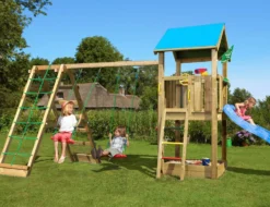 Leikkitornikokonaisuus Jungle Gym Castle 2.1, 2-Climb Module 220, ilman liukumäkeä