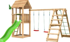 Leikkitornikokonaisuus Jungle Gym Club 2.1, 2-Climb Module 220, ilman liukumäkeä