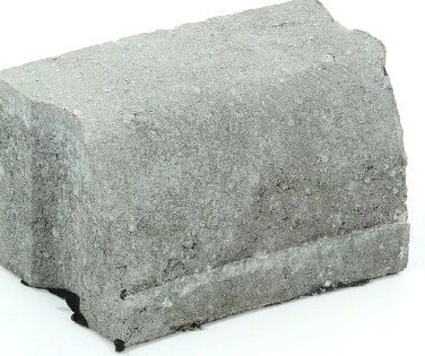 Liimattava reunakivi Rudus kaarre R1000 kovera 195x130x120 mm sileä harmaa