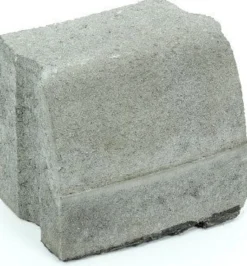 Liimattava reunakivi Rudus kaarre R1000 kupera 195x130x160 mm sileä harmaa