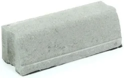 Liimattava reunakivi Rudus suora 390x130x120 mm sileä harmaa
