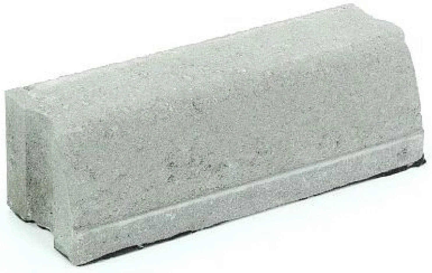 Liimattava reunakivi Rudus suora 390x130x120 mm sileä harmaa