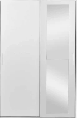 Liukuovikaappi Linento Furniture Prt-620-Bb-3 valkoinen