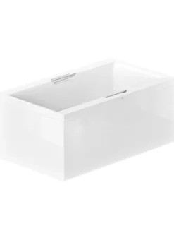 L-paneeli kylpyammeeseen Nordhem Höllviken Nordurit 1250x725 mm valkoinen