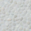 Luonnonkivimosaiikki Qualitystone Pebble White Small, Interlock, verkolla, 300x300 mm