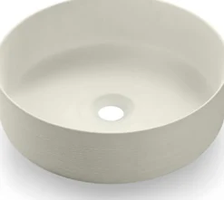 Malja-allas Bathco Carnac, Ø355mm, matta luonnonvalkoinen