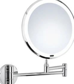 Meikkipeili LED-valolla Beslagsboden Z626, akkukäyttöinen, kromattu rst
