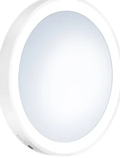 Meikkipeili LED-valolla Smedbo Outline akkukäyttöinen mattavalkoinen