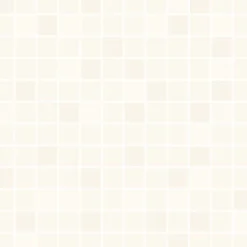 Mosaiikkilaatta Pukkila Mosaico Porcelanico Porcelaine White himmeä sileä 25x25 mm