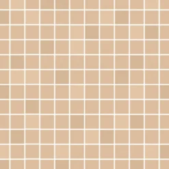 Mosaiikkilaatta Pukkila Mosaico Porcelanico Straw Yellow himmeä sileä 25x25 mm