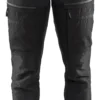 Naisten housut Blåkläder 7166 Stretch musta/tummanharmaa