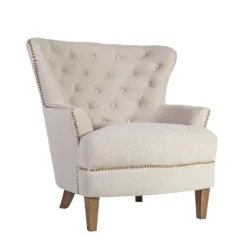 Nojatuoli Home4You Holmes 79x85x98cm, beige